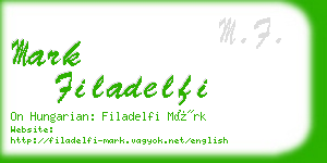 mark filadelfi business card